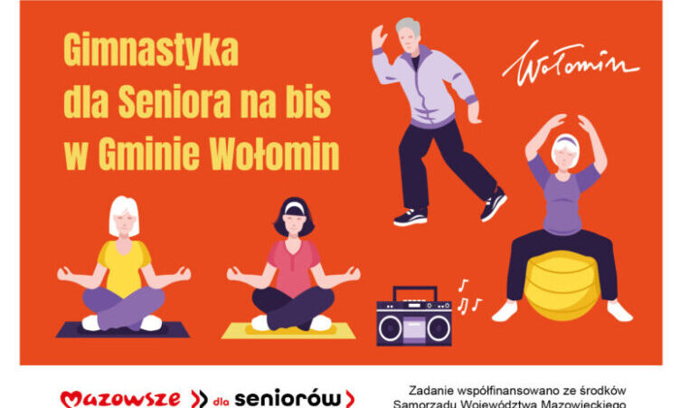 Wołomin wracają bezpłatne zajęcia gimnastyczne dla seniorów Życie