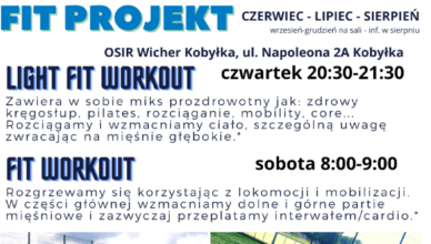 Kobyłka - Fit Projekt - bezpłatne zajęcia w ramach Budżetu Obywatelskiego 2024