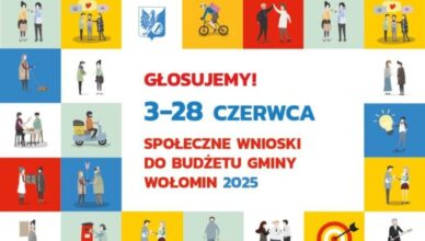 Rusza głosowanie na Społeczne Wnioski do budżetu Gminy Wołomin na rok 2025