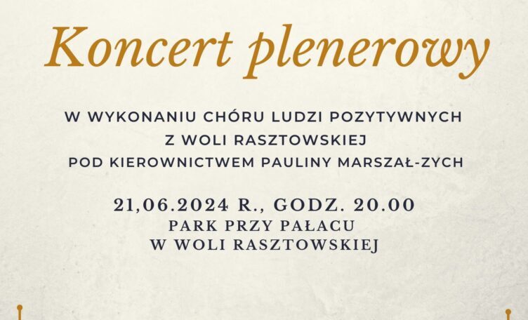 Koncert plenerowy w Woli Rasztowskiej