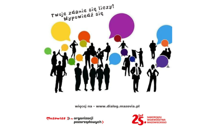 Zaproszenie do współtworzenia projektu Rocznego programu współpracy województwa mazowieckiego z organizacjami pozarządowymi na 2025 rok