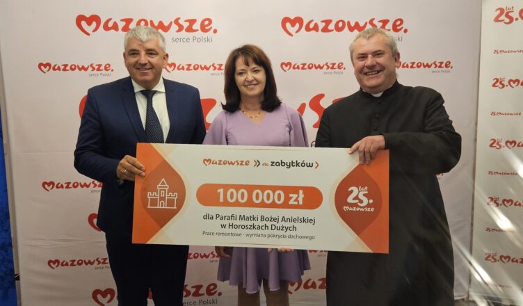 Właściciele zabytków i strażacy ze wsparciem samorządu Mazowsza