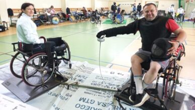 Zielonka - Szermierze z 10 krajów trenują do Igrzysk Paraolimpijskich Paryż 2024