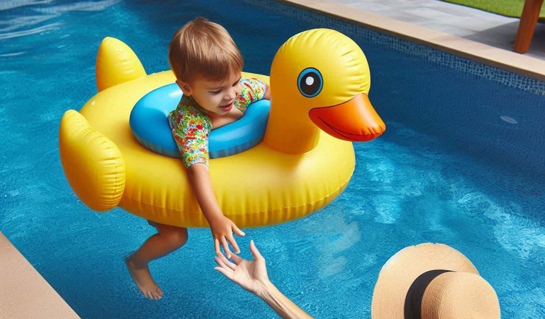 Policja ostrzega przed zostawianiem dzieci samych w ogrodowych basenach – ryzyko utonięcia
