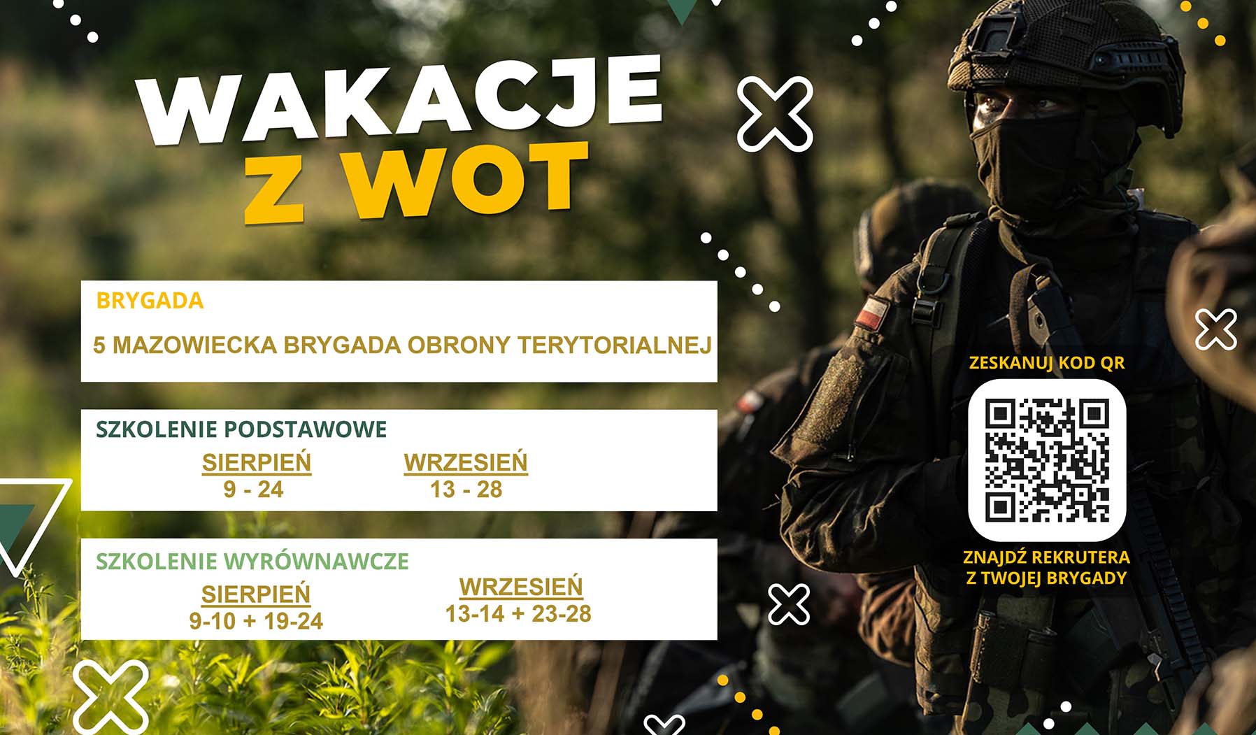 Wykorzystaj wakacje na wojskowe przeszkolenie