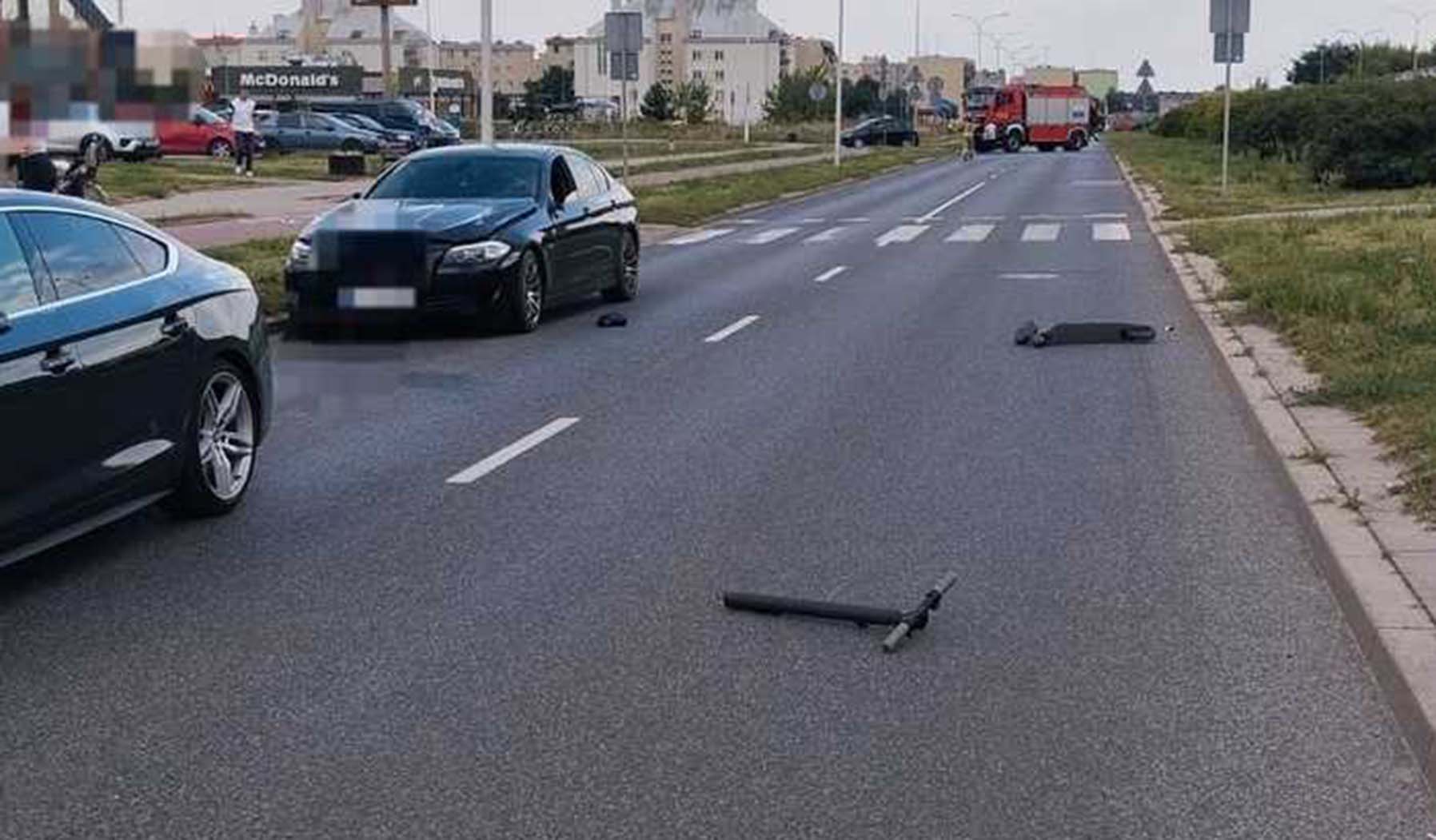 Dwa wypadki z udziałem niechronionych uczestników ruchu drogowego