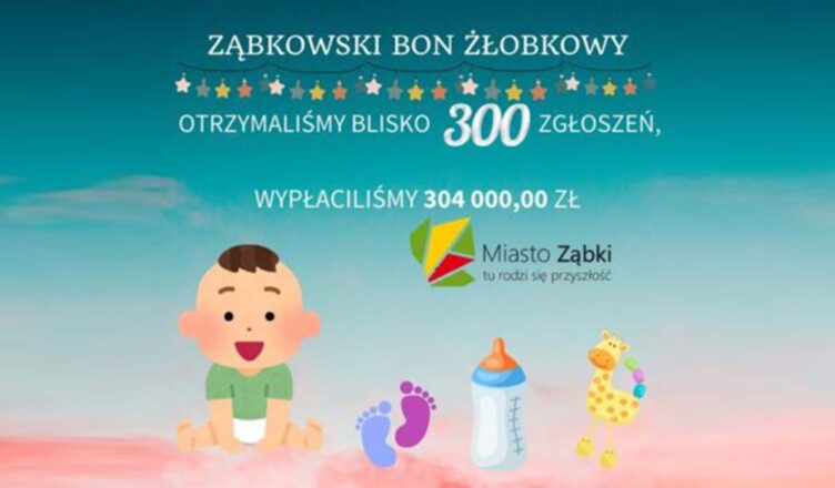 Ząbki - Ząbkowski Bon Żłobkowy: przedłużenie terminu składania wniosków