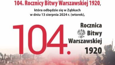 Ząbki - Zaproszenie na obchody 104. rocznicy Bitwy Warszawskiej 1920