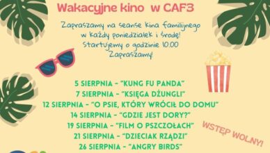 Marki - wakacyjne kino w CAF3