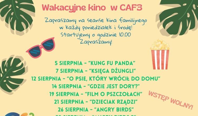 Marki - wakacyjne kino w CAF3