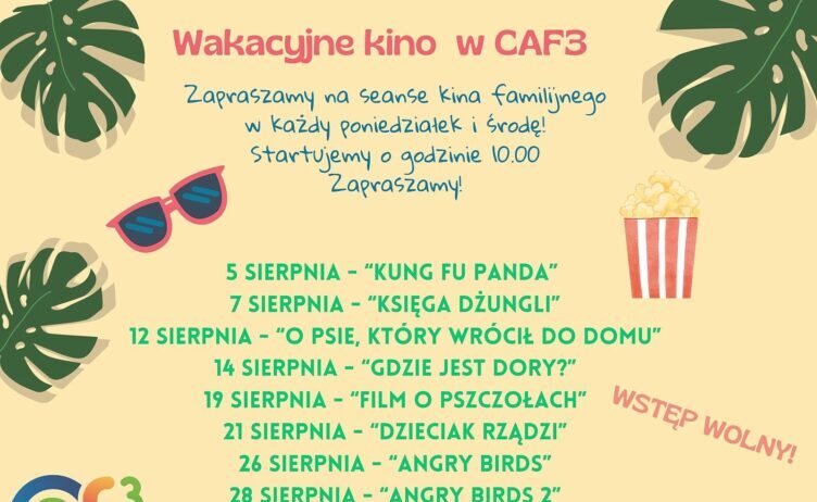 Marki - wakacyjne kino w CAF3