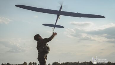 Loty treningowe pilotów FlyEye  5 Mazowieckiej Brygady OT