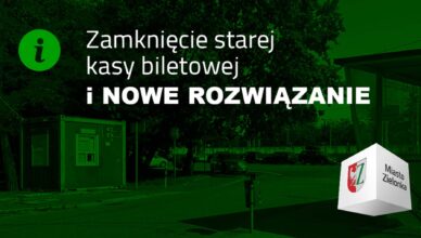 Zielonka - Likwidacja Kasy Biletowej Kolei Mazowieckich i nowe rozwiązania