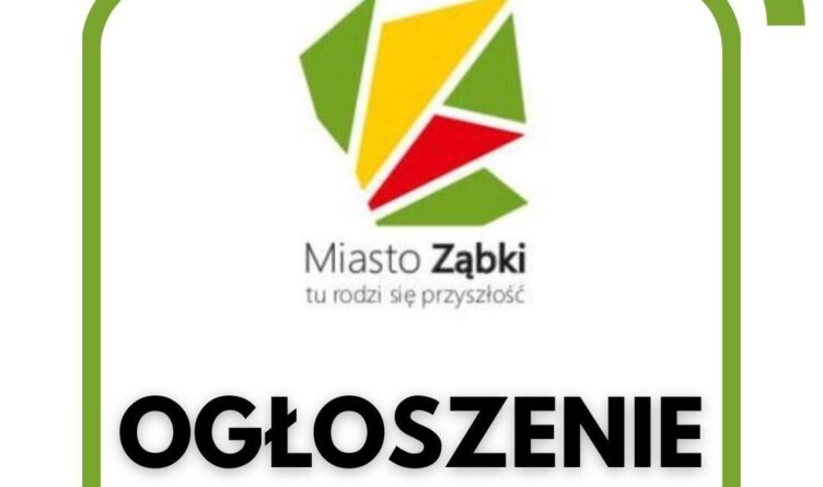 Ogłoszenie o przystąpieniu do sporządzania miejscowego planu zagospodarowania przestrzennego miasta Ząbki