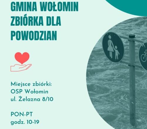 Wołomin - zbiórka dla powodzian