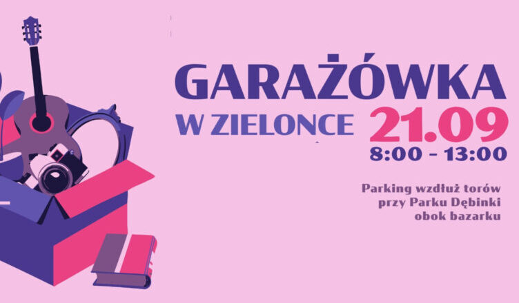 Zielonka - wyprzedaż garażowa w najbliższą sobotę