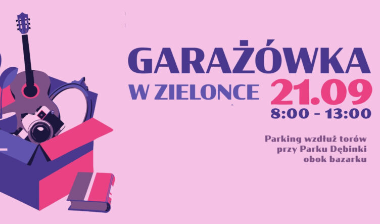 Zielonka - wyprzedaż garażowa w najbliższą sobotę