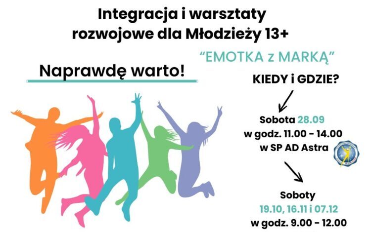 Marki - integracja i warsztaty rozwojowe dla młodzieży 13+