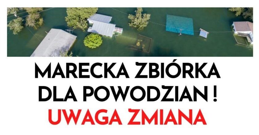 Marki - przedłużenie zbiórki darów dla powodzian