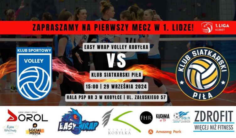 Kobyłka - PIERWSZY MECZ W 1. LIDZE