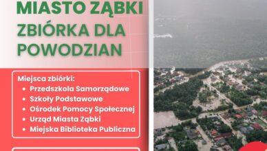 Miasto Ząbki uruchamia zbiórkę dla powodzian