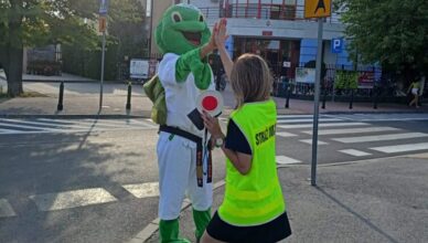 Ząbki - trwa akcja bezpieczna droga do szkoły