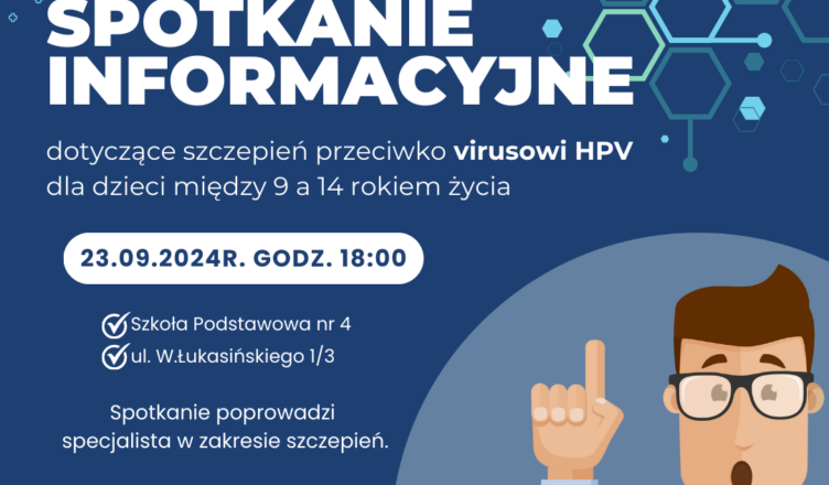 Zielonka - spotkanie informacyjne dotyczące darmowych szczepień przeciw HPV