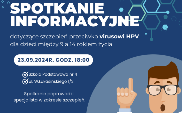 Zielonka - spotkanie informacyjne dotyczące darmowych szczepień przeciw HPV