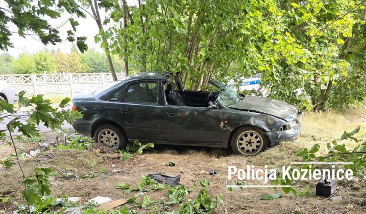 Miał prawie 3 promile alkoholu i spowodował wypadek. Rannego pasażera zostawił bez pomocy.