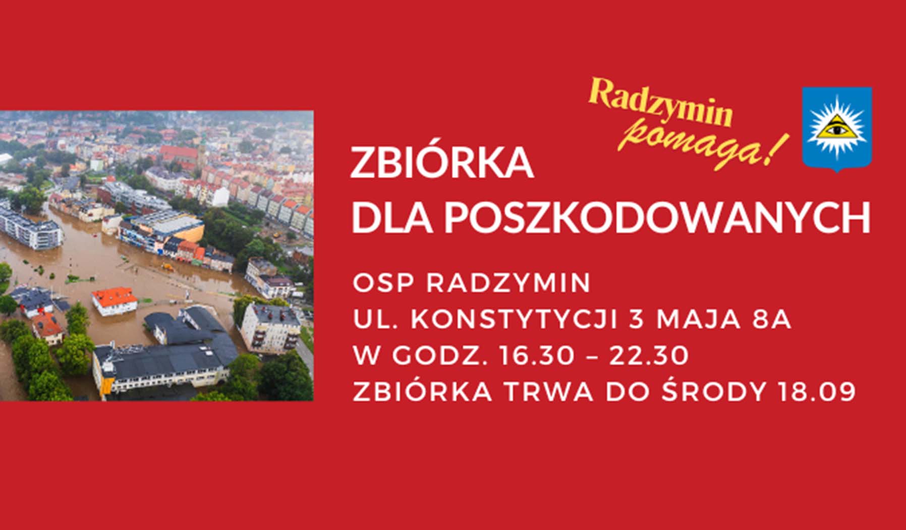 Radzymin - wsparcie dla poszkodowanych w powodzi