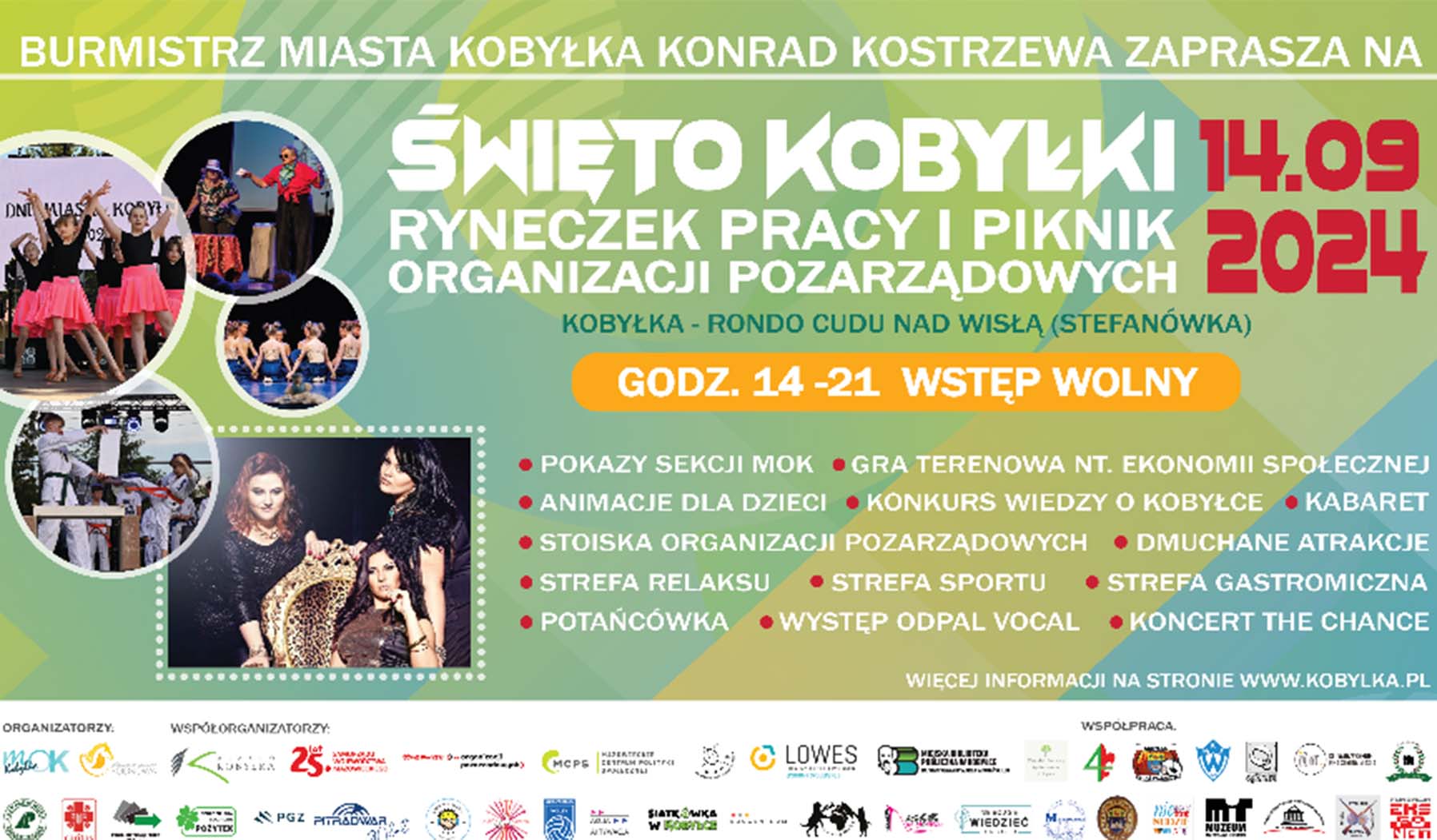 14 września - ŚWIĘTO KOBYŁKI, RYNECZEK PRACY I PIKNIK ORGANIZACJI POZARZĄDOWYCH