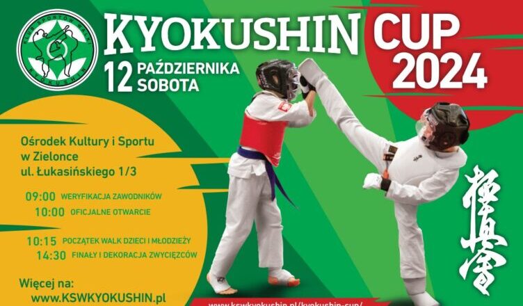 Zielonka - Turniej karate Kyokushin CUP 2024