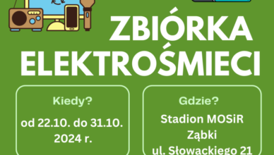 Ząbki - zbiórka elektrośmieci w MOSiR Ząbki