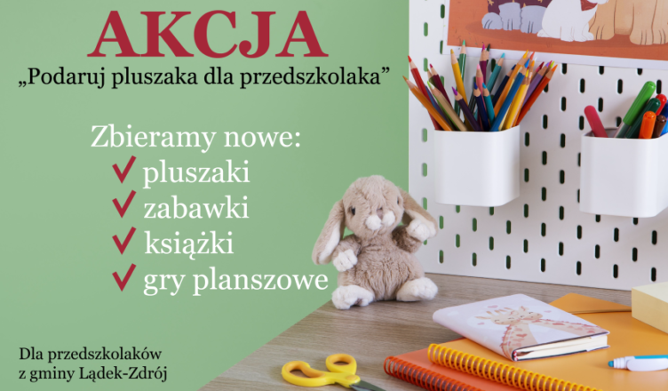 Kobyłka - Akcja "Podaruj pluszaka dla przedszkolaka"