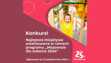 Samorząd Mazowsza nagrodzi najlepsze projekty sołeckie