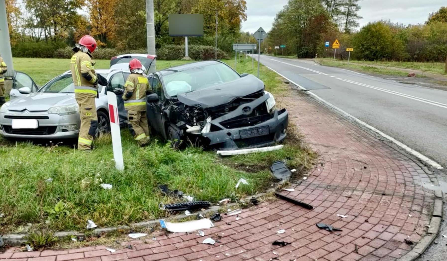 Zderzenie na feralnym skrzyżowaniu