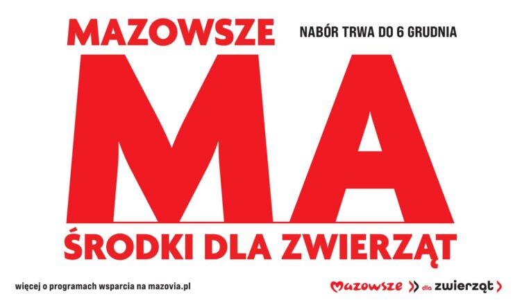 Ruszył program „Mazowsze dla zwierząt”