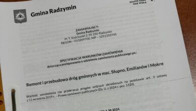 Nowe inwestycje drogowe w Radzyminie – przetargi ogłoszone