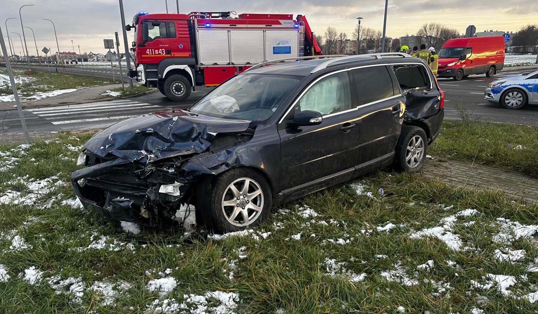 Nieustąpienie pierwszeństwa przyczyną kolizji dwóch pojazdów