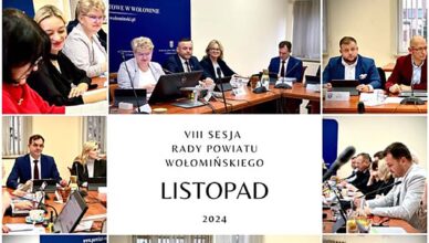 Decyzje kształtujące przyszłość – VIII Sesja Rady Powiatu Wołomińskiego