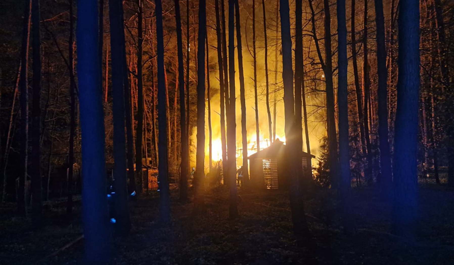 Nocna walka z żywiołem: Akcja ratownicza w Skubiance