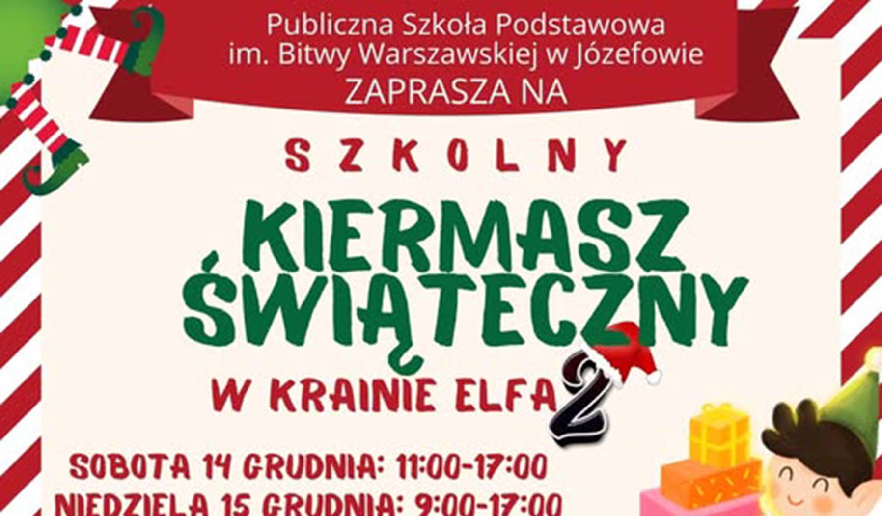 Dąbrówka - Świąteczna magia w Józefowie: Kiermasz „W krainie Elfa” już w ten weekend