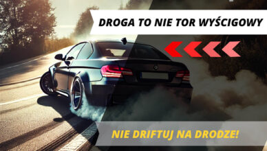 Driftowanie – niebezpieczna technika jazdy na drogach publicznych