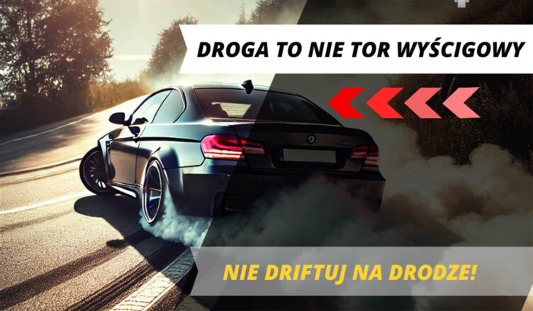 Driftowanie – niebezpieczna technika jazdy na drogach publicznych