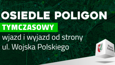 Zielonka - Osiedle Poligon – wjazd i wyjazd tymczasowo wyłącznie od strony ul. Wojska Polskiego