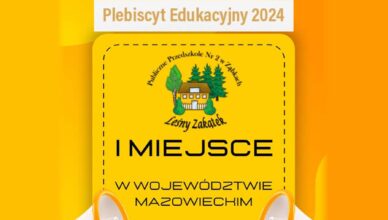 „Leśny Zakątek” na szczycie edukacyjnego podium – pierwsze miejsce w województwie mazowieckim w Plebiscycie Edukacyjnym 2024!