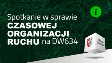 Zielonka - modernizacja DW 634 – spotkanie w sprawie czasowej organizacji ruchu