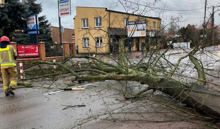 Mazowsze sparaliżowane przez żywioł: 755 interwencji strażaków w ostatnich godzinach