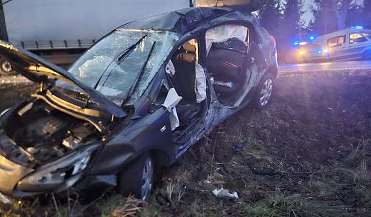 Wypadek w Kordowie - zachowajmy ostrożność podczas włączania się do ruchu