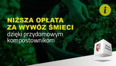 Zielonka - większa zniżka opłaty za wywóz śmieci dla osób z przydomowym kompostownikiem